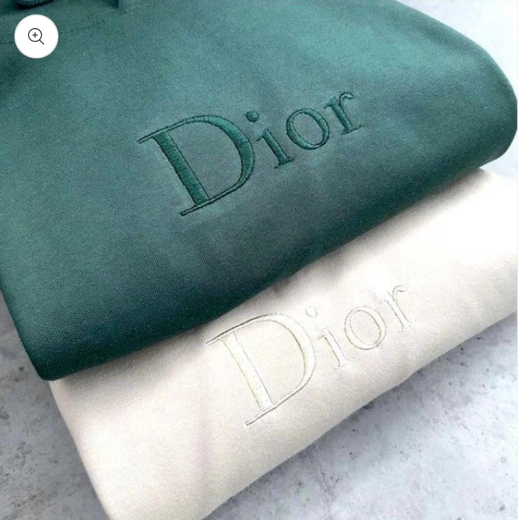 Vintage Embroidered Dior Hoodies