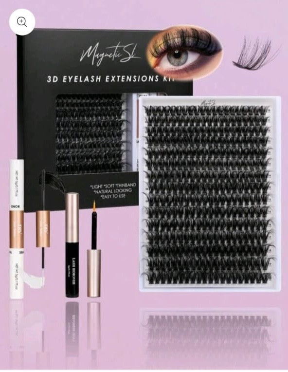 Fluffy DIY Cluster Lashes