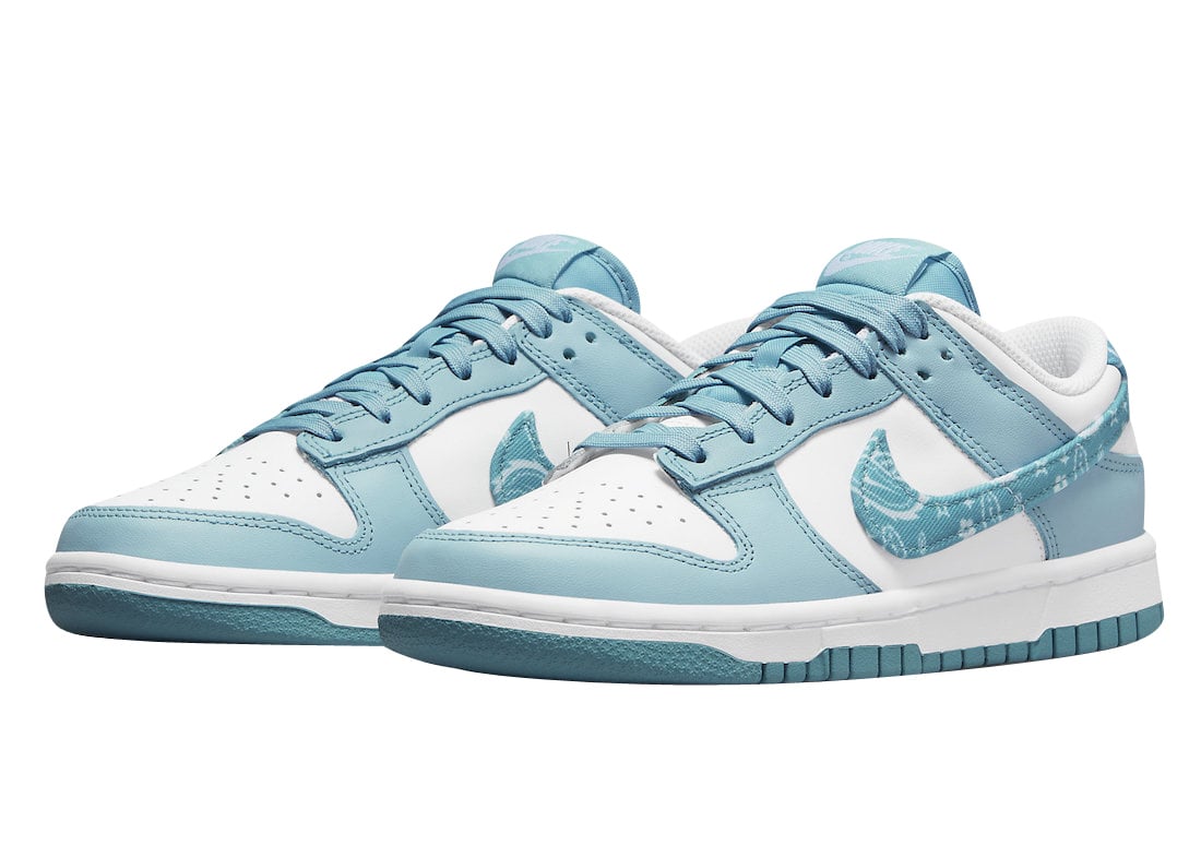 Nike Dunk Low "Blue Paisley" sneakers