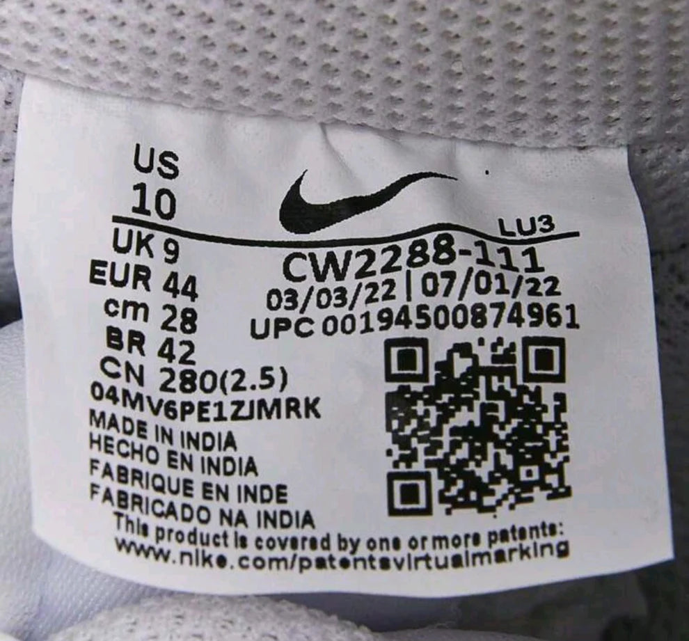 High quality (Nike Air force box) not included - please add on